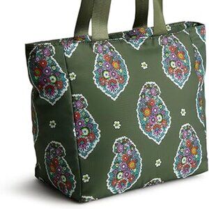 Vera Bradley Lunch Tote, Ripstop Polyester - Kew Gardens Green